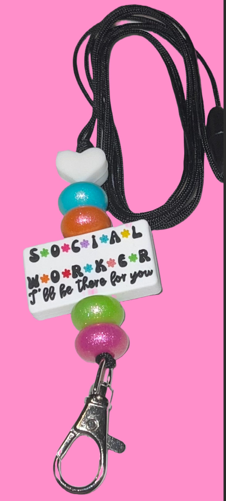 Social Worker lanyard