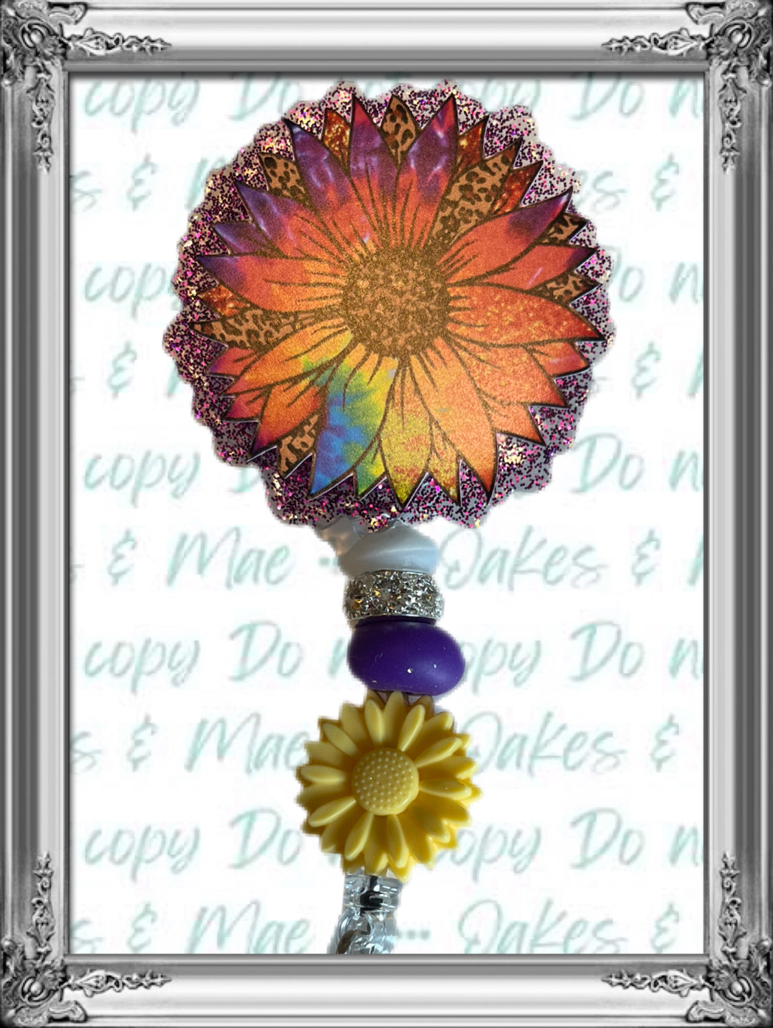 Sunflower Badge Reel