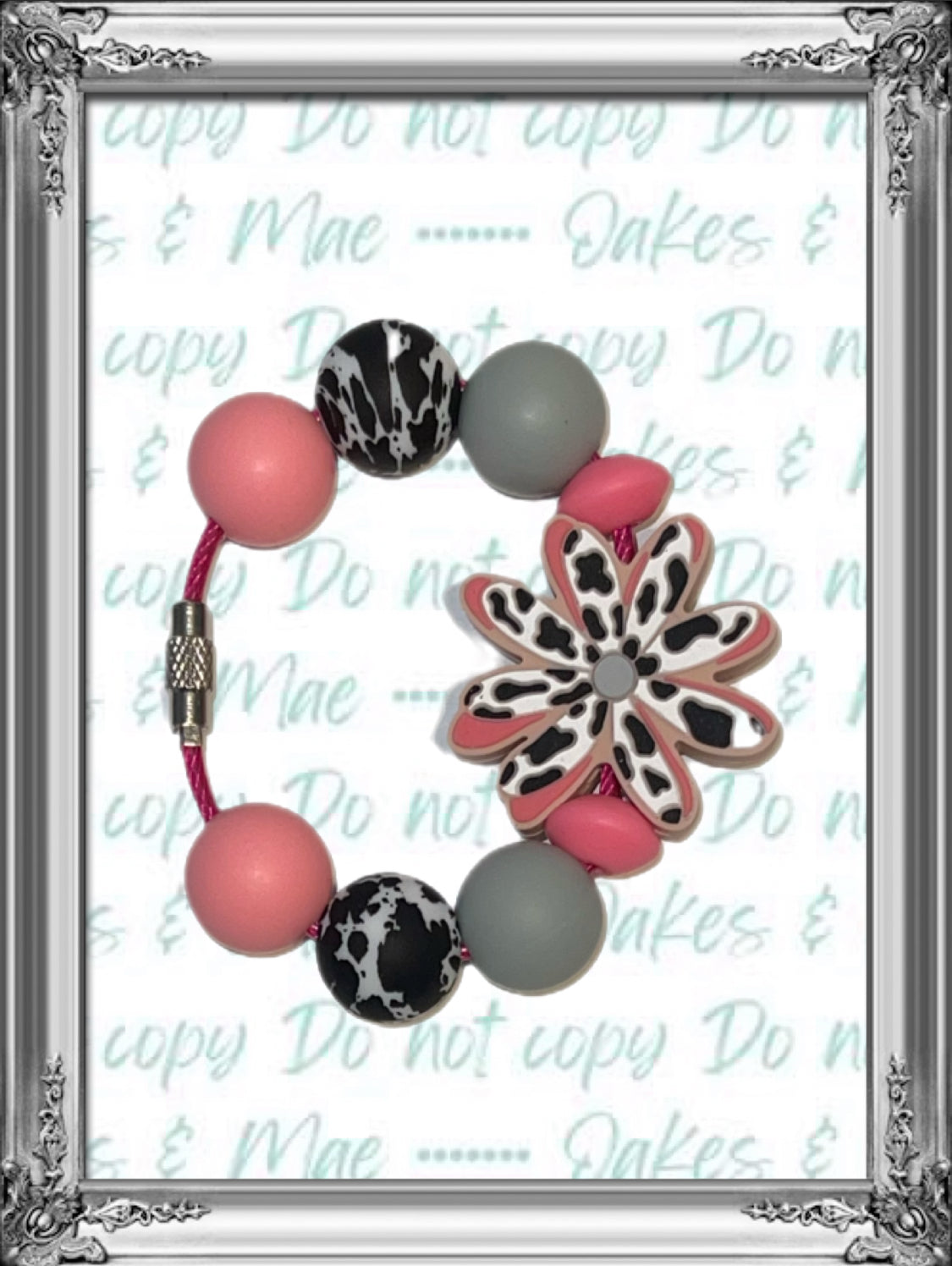 Cow Daisy Cup Charm
