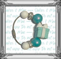 Pretty Blue Box Cup Charm
