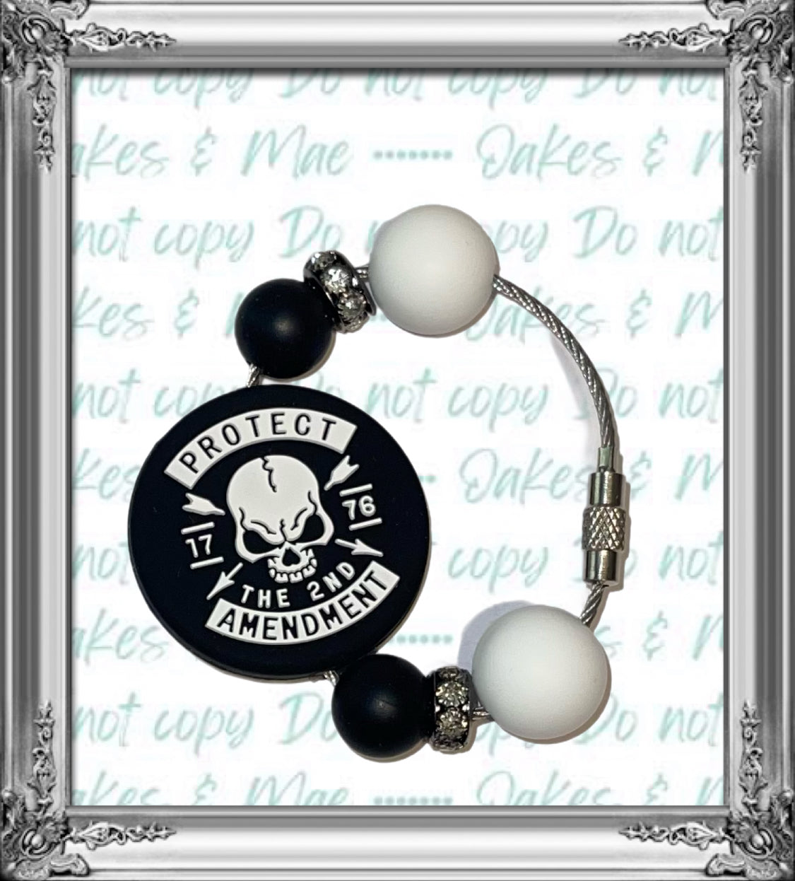 2nd Amendment Cup Charm