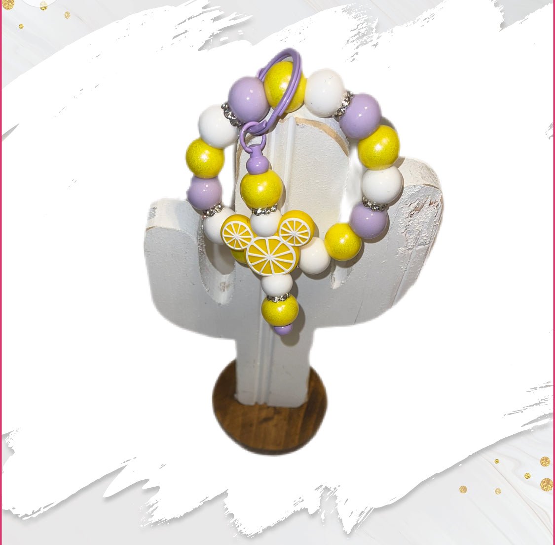 Lemon ears wristlet