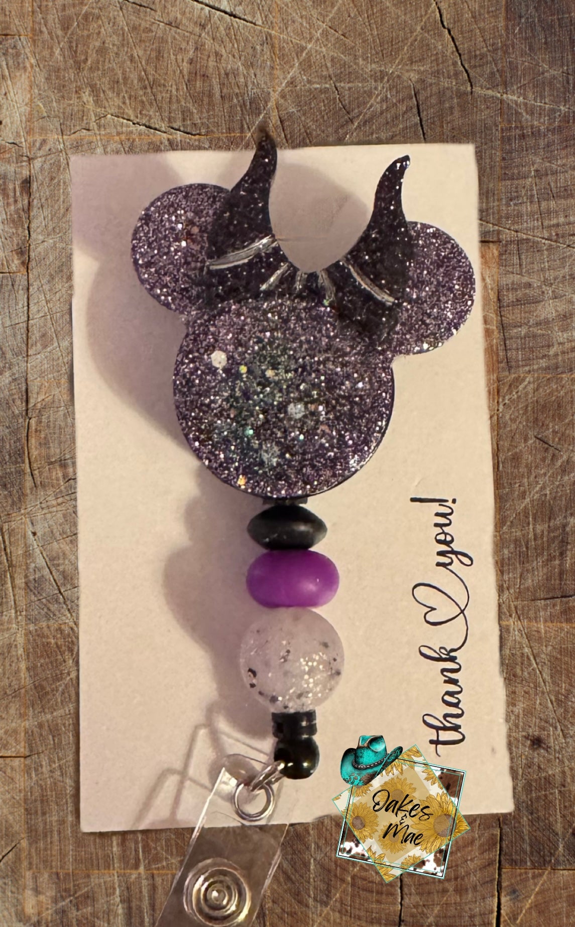 Malificent badge reel