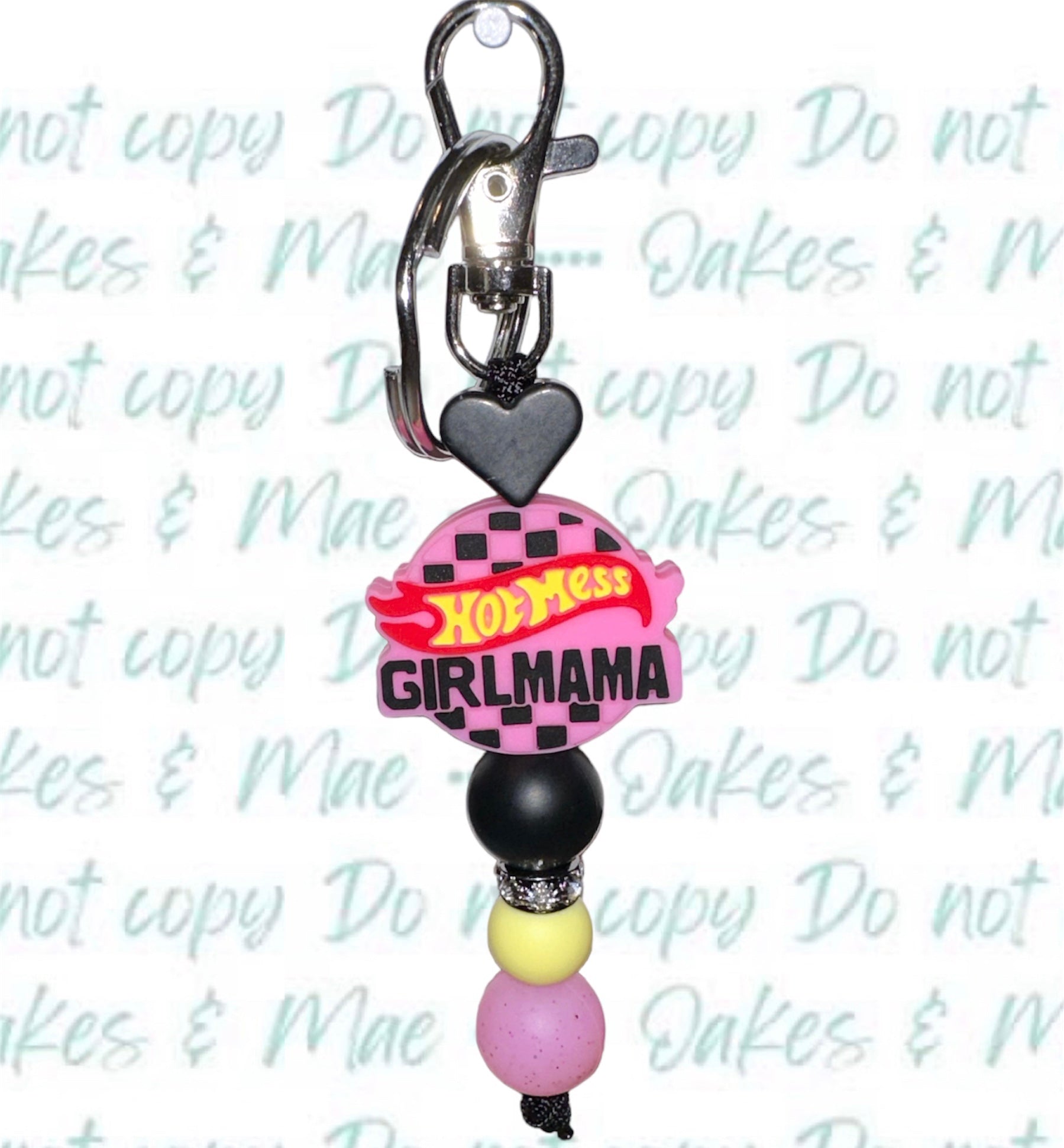 Hot Mess Mama Keychain